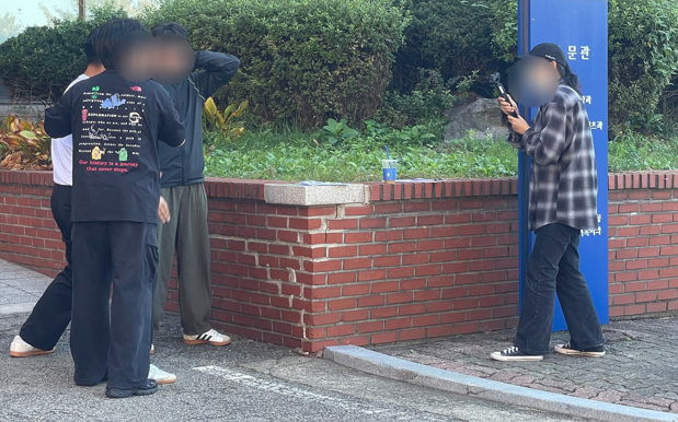 촬영중